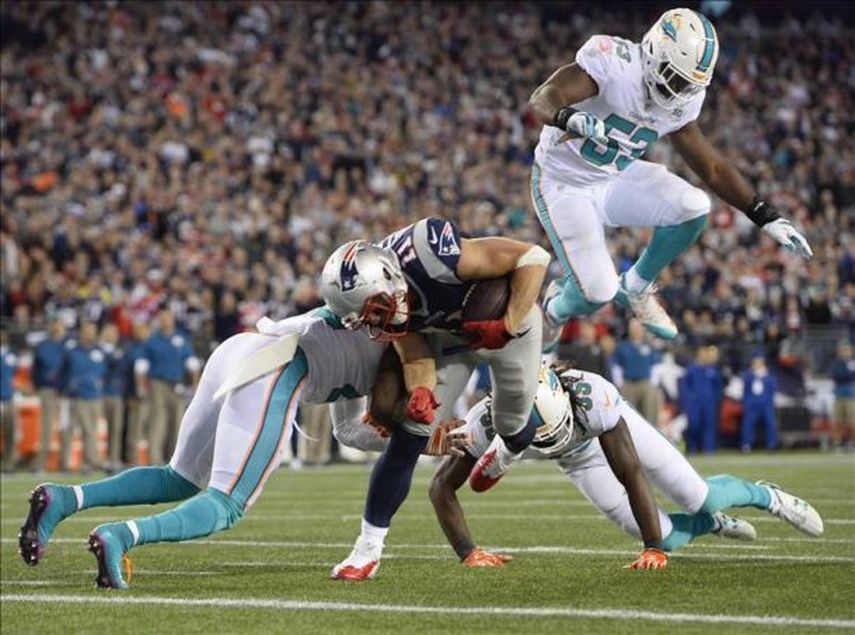 Miami no pudo contener el ataque de los Pats. (EFE)