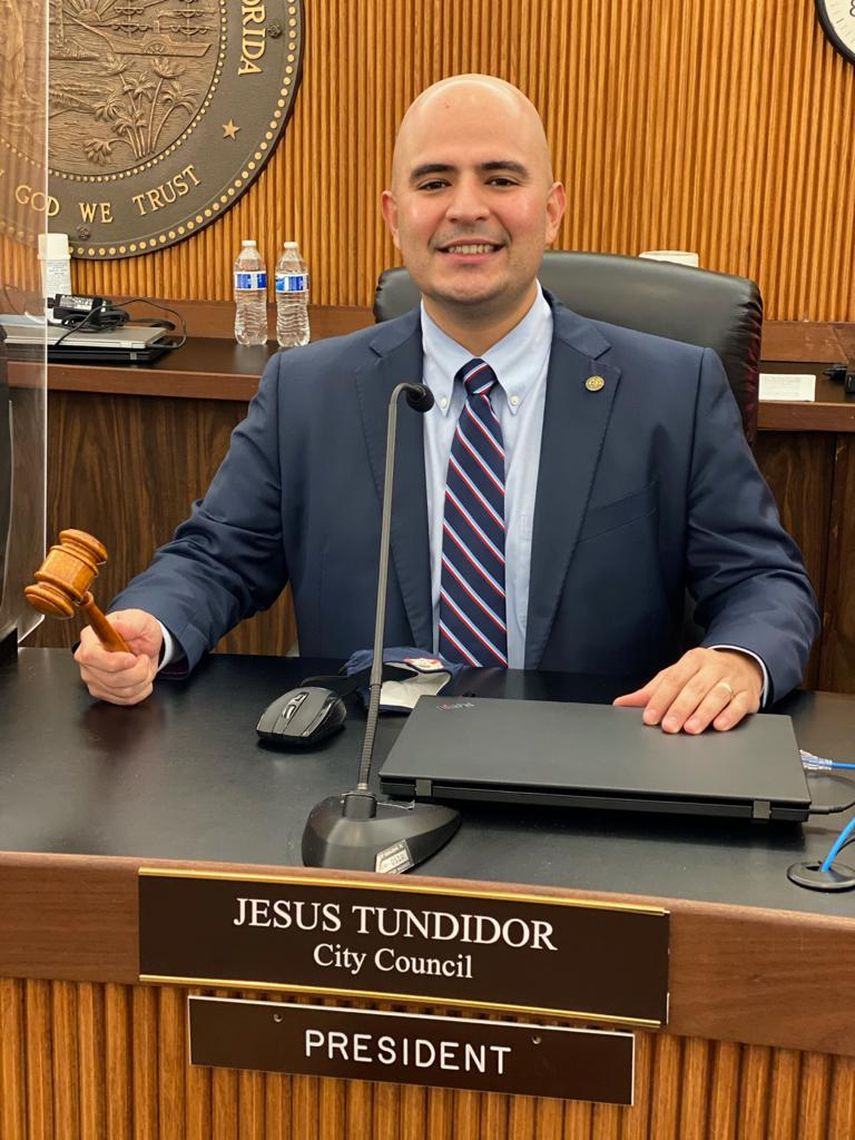 Jesús Tundidor, presidente del Concejo de Hialeah.