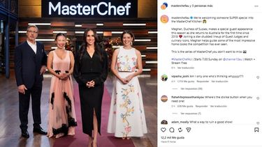 Meghan Markle en Masterchef Australia.