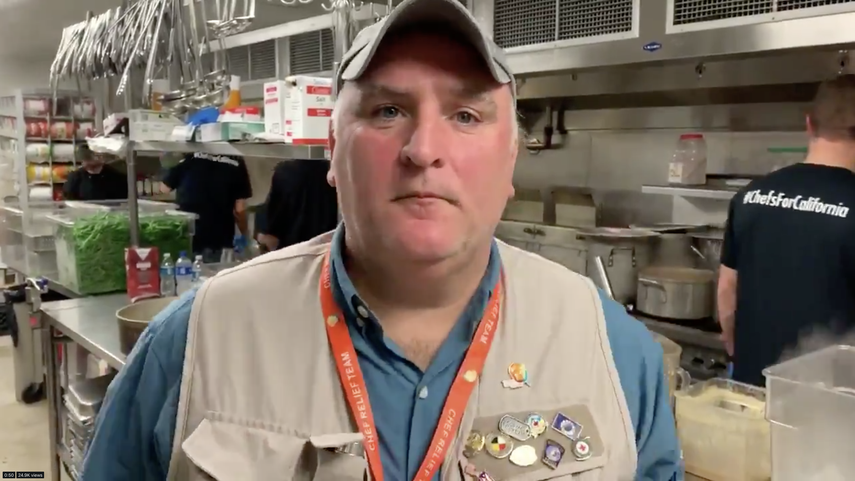 El popular cocinero ya realizó el año pasado una acción similar en Puerto Rico para ayudar a paliar el sufrimiento de los isleños tras el paso del huracán María.