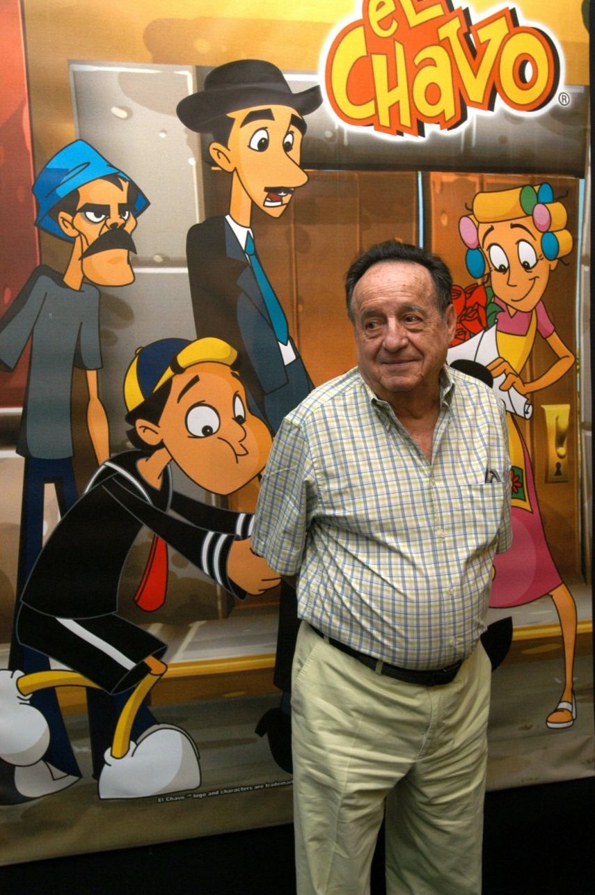 El productor y actor mexicano Roberto Gómez Bolaños, protagonista de la serie El chavo del 8 en una imagen de archivo. (EFE/Mario Guzmán)