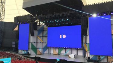 Espacio para la  la conferencia de desarrolladores Google I/O 2018 
