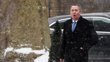 El ministro británico de Comercio Internacional,&nbsp;Liam&nbsp;Fox, a su llegada a una reunión en Londres, el 1 de marzo de 2018.&nbsp;