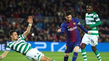 Messi entró a jugar en el segundo tiempo y supuso inmediatamente un incentivo para el Barcelona.