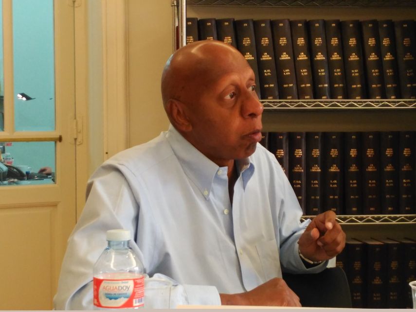 Fotografía de archivo de una visita del opositor cubano Guillermo Fariñas durante una visita a Madrid, España.