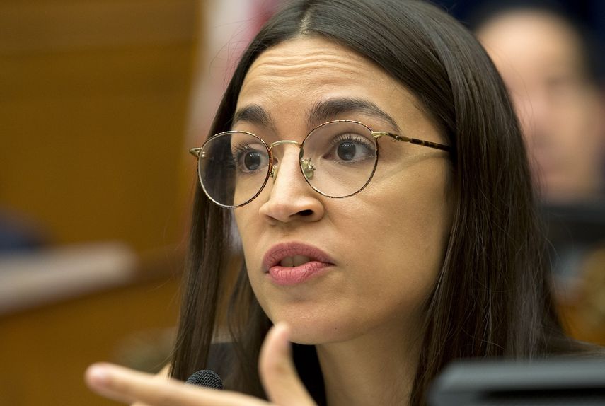 La representante Alexandria Ocasio-Cortez, demócrata por Nueva York.