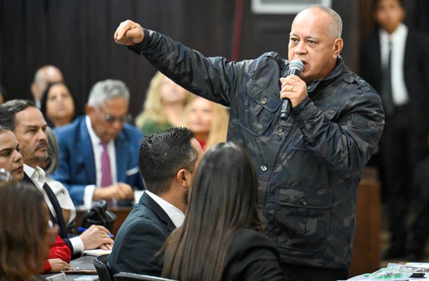 Diosdado Cabello, número dos del chavismo en Venezuela.