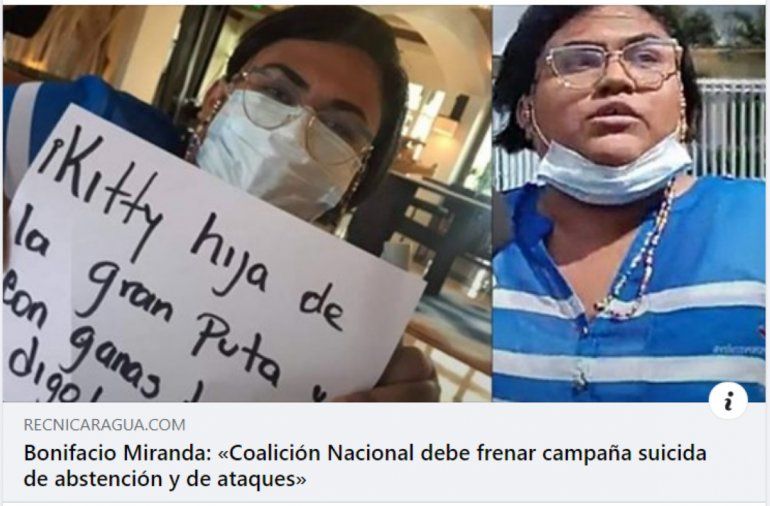 Algunos medios de comunicación publicaron la foto que se hizo la precandidata de la Coalición Nacional (CN), Marjourie Duarte contra la presidenta de Ciudadanos por la Libertad CxL.
