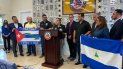 Líderes republicanos manifestaron su apoyo a la libertad de Cuba durante una rueda de prensa en el Museo Honorario de la Brigada de Asalto 2506, en Hialeah, este 21 de julio de 2021. Líderes republicanos manifestaron su apoyo a la libertad de Cuba durante una rueda de prensa en el Museo Honorario de la Brigada de Asalto 2506, en Hialeah, este 21 de julio de 2021.