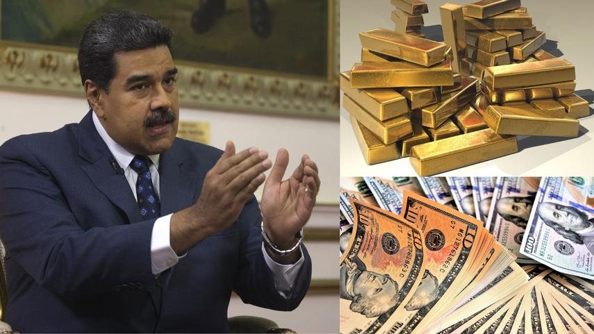 Régimen de Maduro canjea oro por efectivo