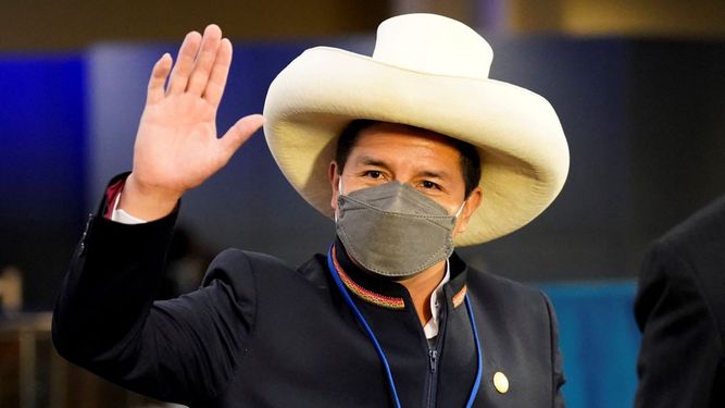 El presidente de Perú, Pedro Castillo.