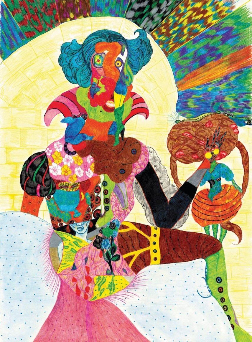 Madonna with child, pieza realizada por Ray Tenorio.&nbsp;