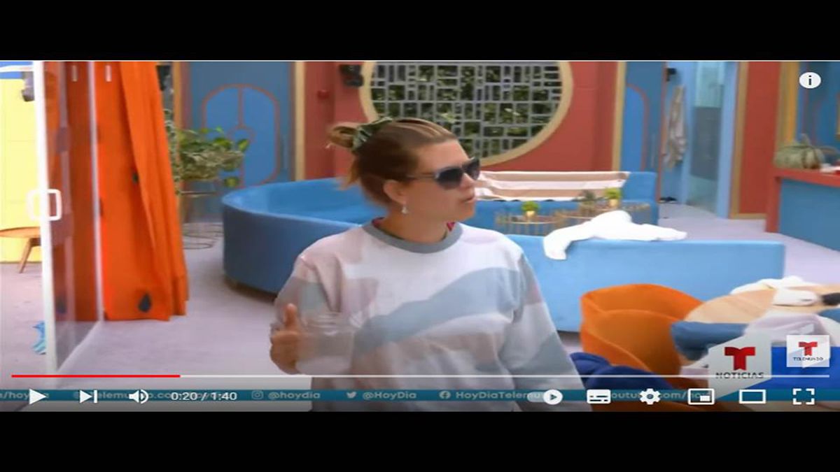 Alicia Machado en La casa de los famosos. Alicia Machado en La casa de los famosos.