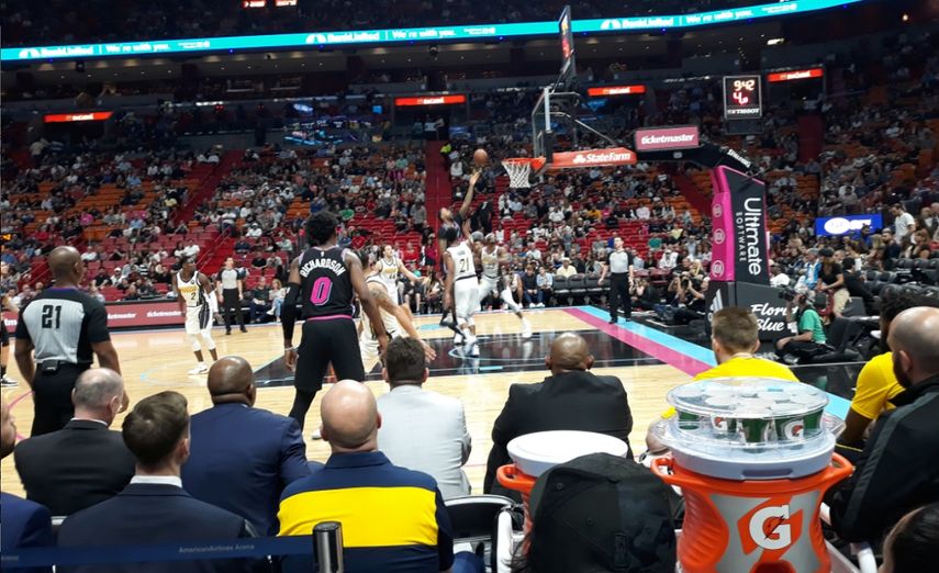 La derrota de este sábado ante los Pacers de Indiana es la tercera consecutiva del Heat de Miami en casa.