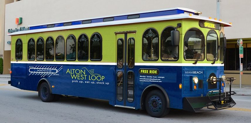El servicios de trollies de Miami Beach ya conecta al sur y el centro de La Playa. El plan es que pueda recorrer de sur a norte. (CORTESÍA) 
