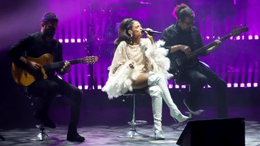 Natalia Jiménez finaliza Antología 20 Años Tour en Caracas, Venezuela, el 22 de junio de 2024.