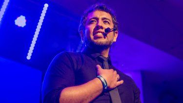 El conferencista Fabián Tejada.