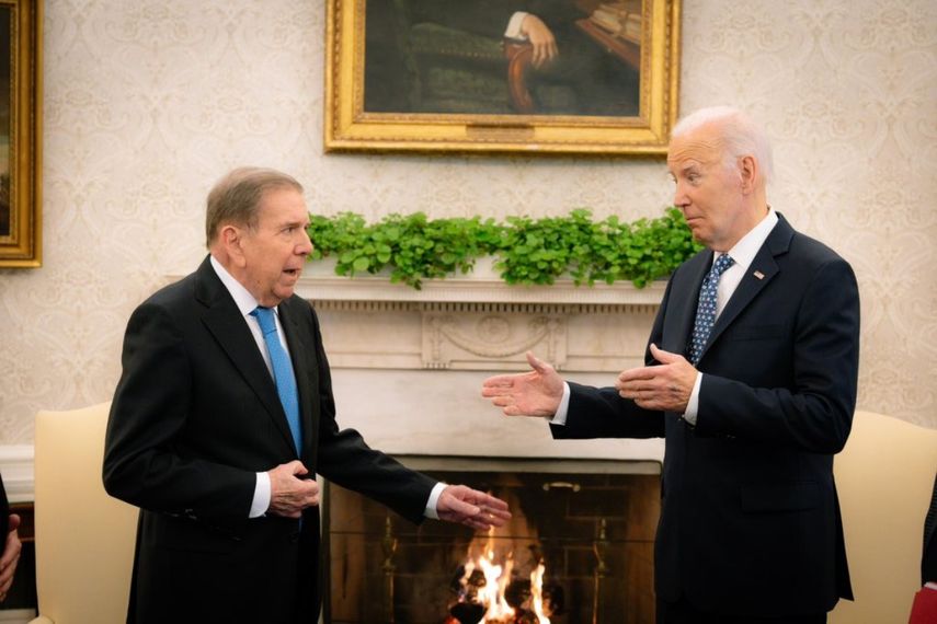 Encuentro entre Joe Biden y Edmundo González Urrutia