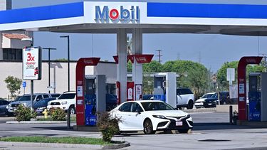 Una gasolinera de la petrolera estadounidense Exxon Mobil.