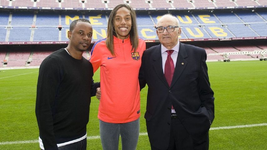 Rojas manifestó su fanatismo por el Barcelona desde que era pequeña