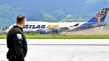 Un Boeing 747 de la compañía Atlas Cargo