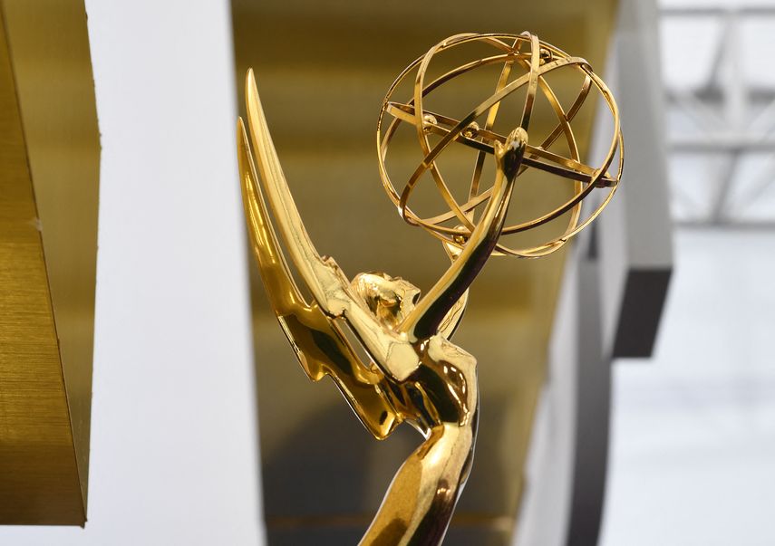 En esta foto de archivo, del 22 de septiembre de 2019,&nbsp; se ve una estatuilla de un Emmy en la alfombra roja de la edición 71. La Academia de la Televisión de Estados Unidos dio a conocer la lista de nominados para el 2021. &nbsp; &nbsp;