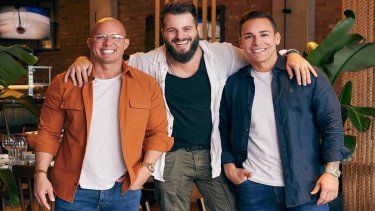 Rasiel Reyes, Carlos Cruz y Ángel Sánchez, las mentes detrás de Carnicero Steakhouse.&nbsp;