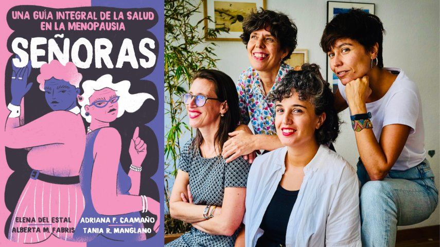 Las autoras del libro “Señoras: una guía integral de la salud en la menopausia”.&nbsp;
