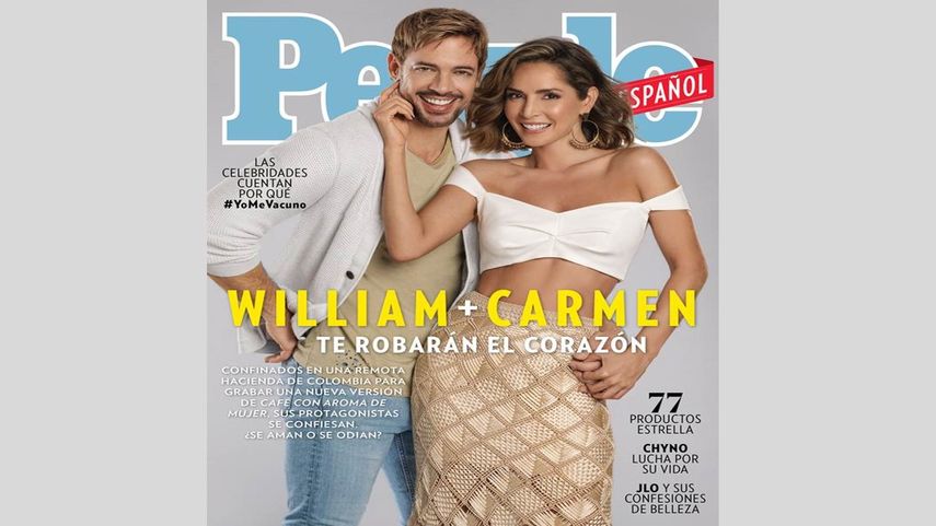 El cubano&nbsp;William Levy&nbsp;y la colombiana&nbsp;Carmen Villalobos derrochan química en la nueva portada de People en Español.