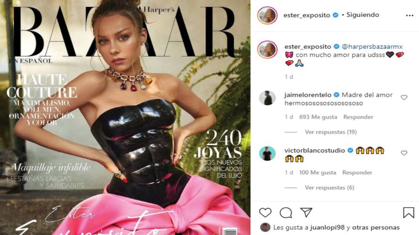 La actriz española Ester Expósito.