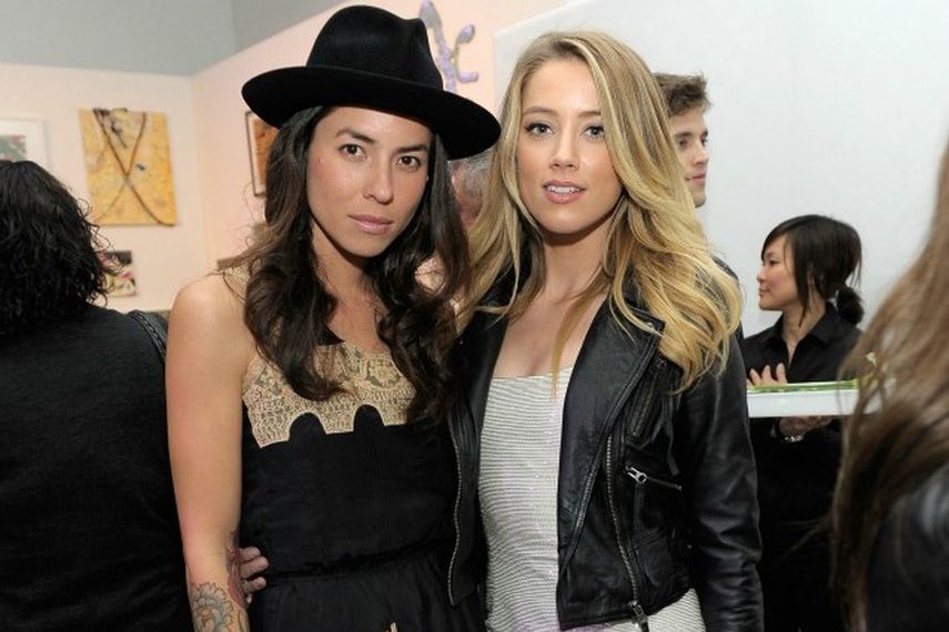 Amber Heard y su exnovia Tasya van Ree (CORTESIA) 