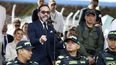 Abelardo de la Espriella intervino durante el desfile militar del Día de la Independencia de Colombia, en Medellín, el 20 de julio de 2026