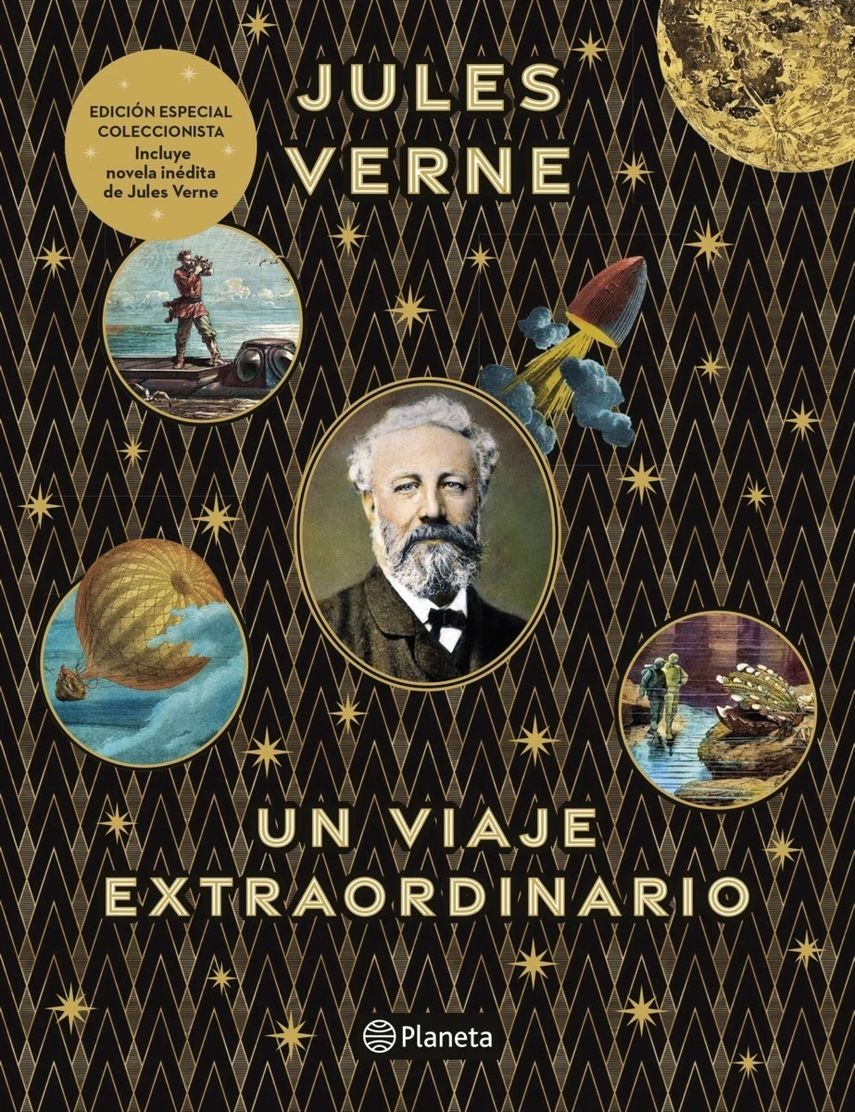 La biografía Jules Verne. Un viaje extraordinario, de la editorial Planeta.