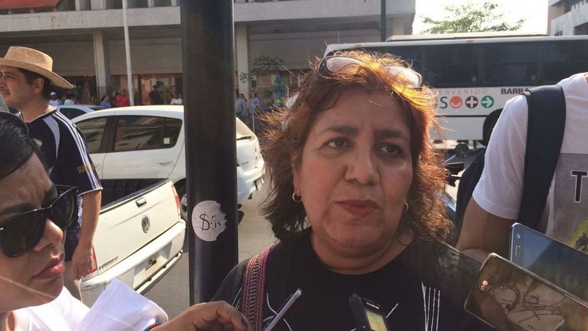 Griselda Triana, viuda del periodista mexicano Javier Valdez, asesinado el 15 de mayo de 2017 en Sinaloa.