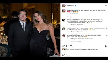 Sofía Vergara y su hijo, Manolo Gonzales-Vergara, reciben el 2025.