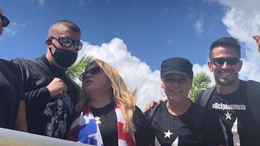 Olga Tañón junto a Bad Bunny, Ednita Nazario y Tommy Ramos.&nbsp;