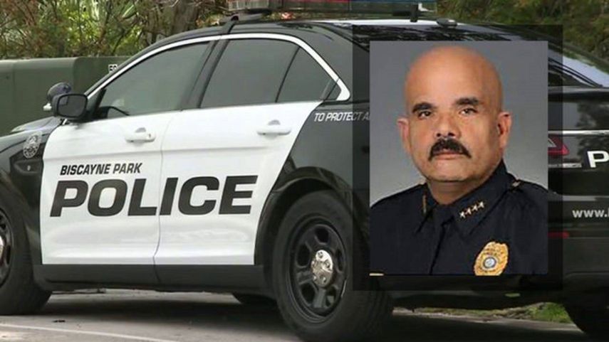 Raimundo Atesiano, de 53 años, exjefe de la Policía de Biscayne Park, en Miami-Dade