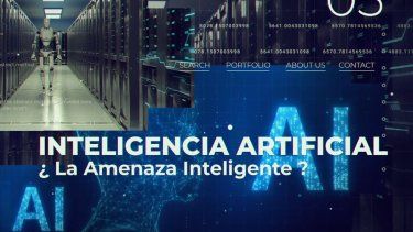 Imagen promocional de la serie de la nueva América TeVé, Inteligencia artificial: ¿La amenaza inteligente?.