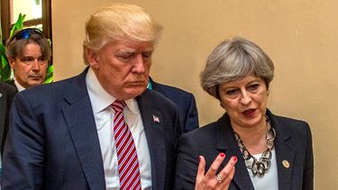 Theresa May fue la primera líder mundial recibida por Donald Trump en la Casa Blanca, el 27 de enero del 2017.