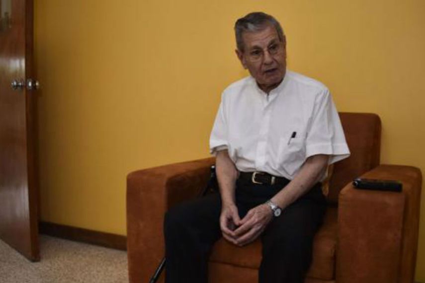 El padre Francisco Cortés, conocido como Paquito. (AFP)