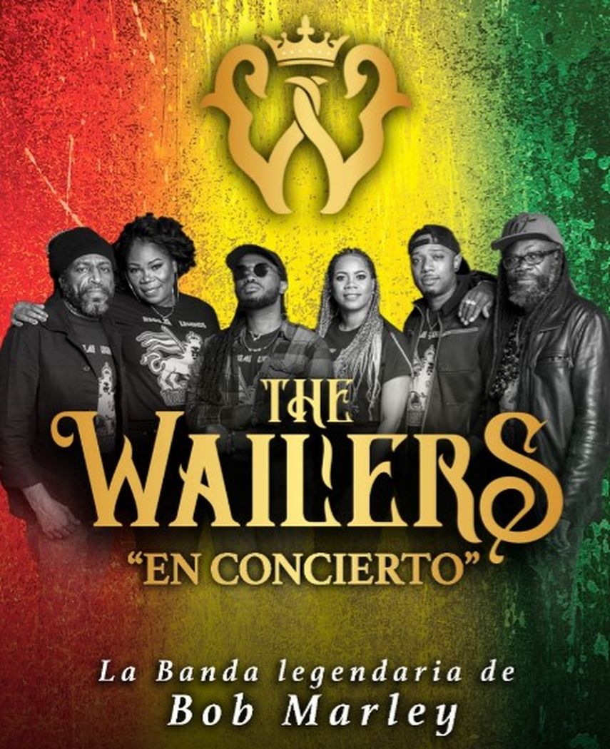 Miembros de The Wailers, la icónica banda de Bob Marley.