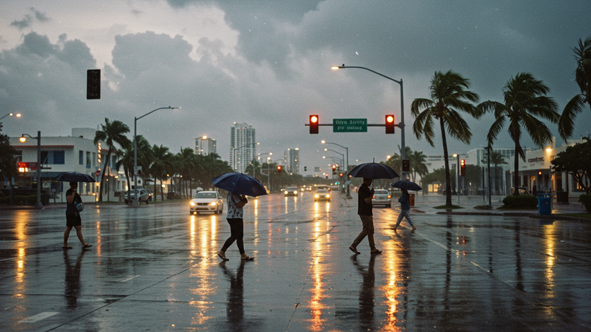 Pronostican lluvias en el sur de Florida el 4 de julio
