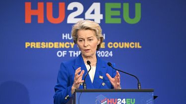 La presidenta de la Unión Europea Ursula von der Leyen.