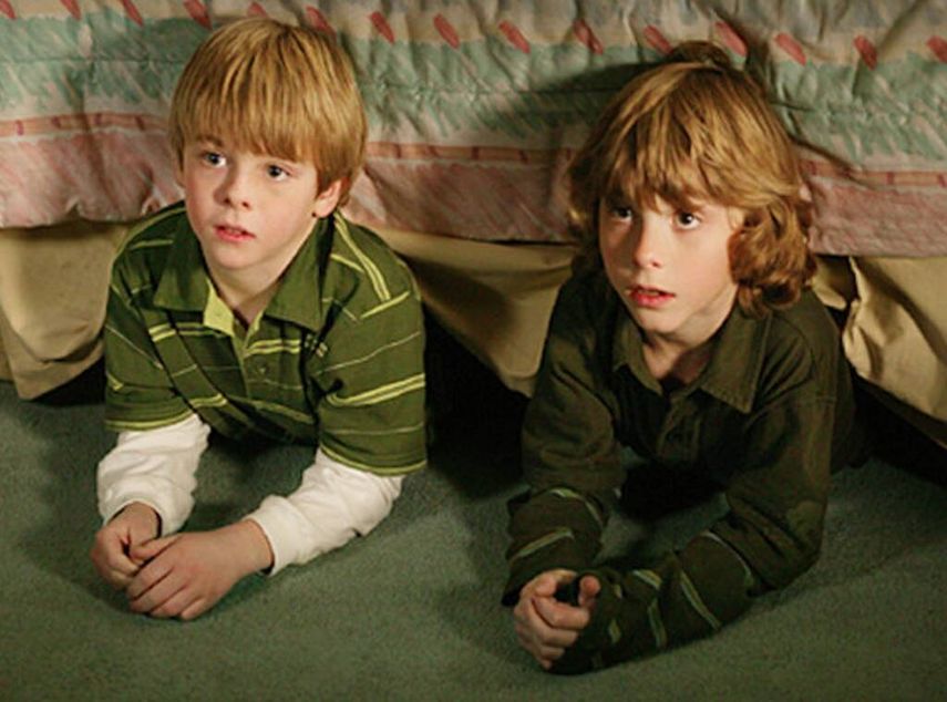 Escena de la serie Siete en el para&iacute;so.