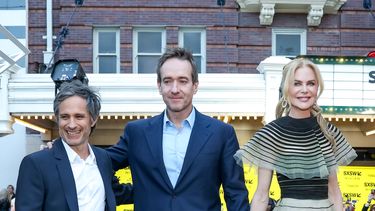 Gael García Bernal, Matthew Macfadyen y Nicole Kidman asisten al estreno de Amazon Studios MGM de la película Holland, Michigan, en el SXSW Film Festival, el 9 de marzo de 2025, en Austin, Texas.