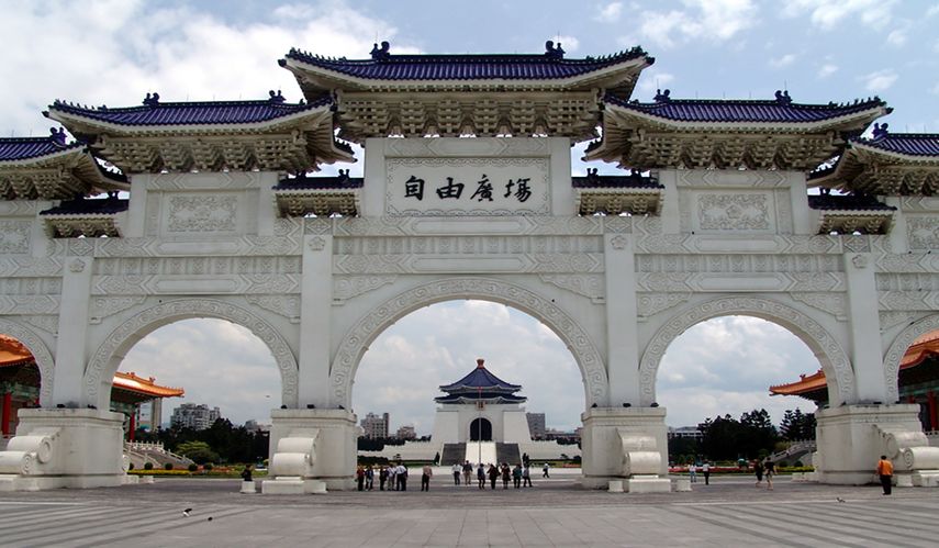 Monumento a Chiang Kai-shek, Taipei, Taiwán.