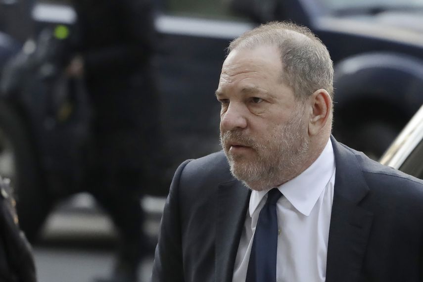 Harvey Weinstein llega al Tribunal Supremo de Nueva York en Manhattan.