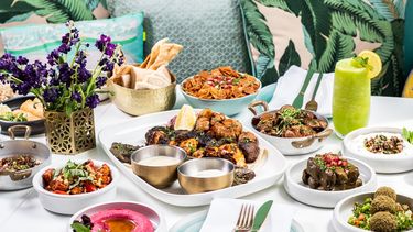 Exquisiteces del menú en Music Brunch de Lira Beirut.