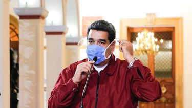 El&nbsp;dictador de Venezuela, Nicol&aacute;s Maduro, con una mascarilla POLITICA SUDAM&Eacute;RICA VE &nbsp; &nbsp;