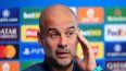El técnico del Manchester City, Pep Guardiola, asiste a la conferencia de prensa del equipo en el City Football Academy, el martes 17 de septiembre del 2024.&nbsp;